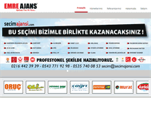 Tablet Screenshot of emreajans.com